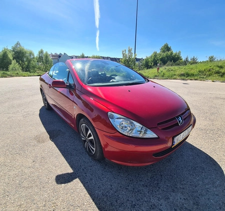 Peugeot 307 CC cena 9900 przebieg: 153179, rok produkcji 2004 z Olsztyn małe 191